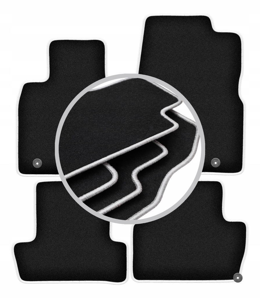 Koberce do auta stříbrné pro: Mazda MX-30 crossover 2020-