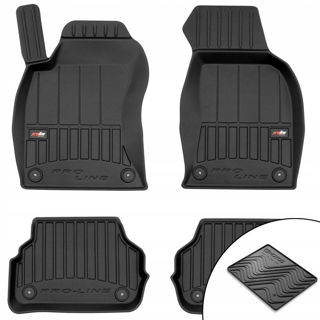 Gumové 3D koberce Audi A6 C5 1997-2004 podložka bonus