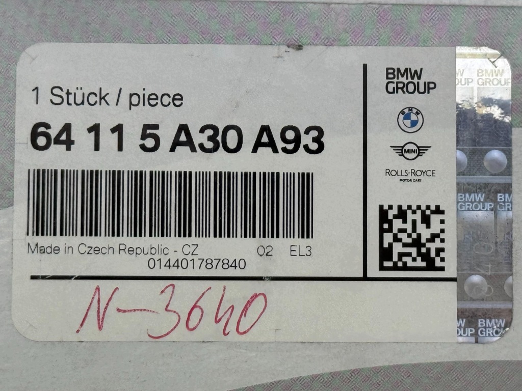 BMW iX I20 Filtr Kabinowy Nowy OE 5A30A93 — zdjęcie 4