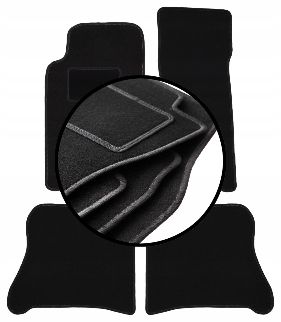 Velurové koberce komplet pro: Jeep Grand Cherokee Wj terénní (1998-2004)