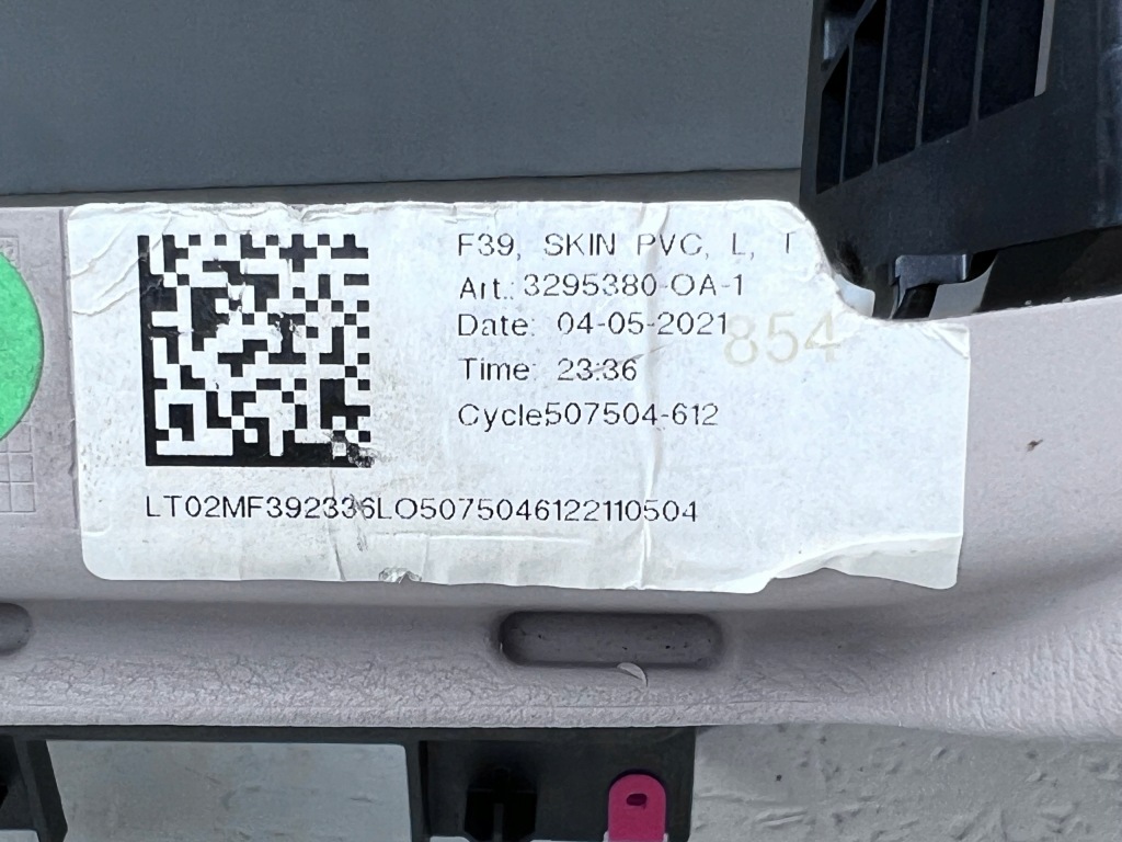 Bmw X2 F39 Konsola Deska Airbag Kierowcy Nitka 3295380 Oryginał — zdjęcie 6