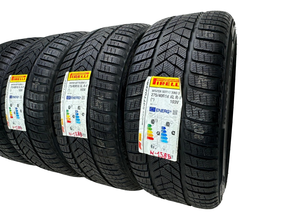 4 x Pirelli Winter Sottozero 3 275/40R18 103V XL Homologacja Bmw Nowe — zdjęcie 2