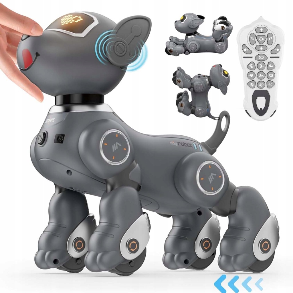Interaktivní Robotický Pes Na Dálkové Ovládání Dotykový Pejsek Stem 2.4G Dárek