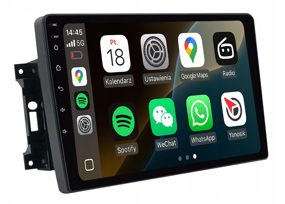 Jeep Dodge Chrysler Rádio Navigace Android Auto Carplay Mapy Aplikace