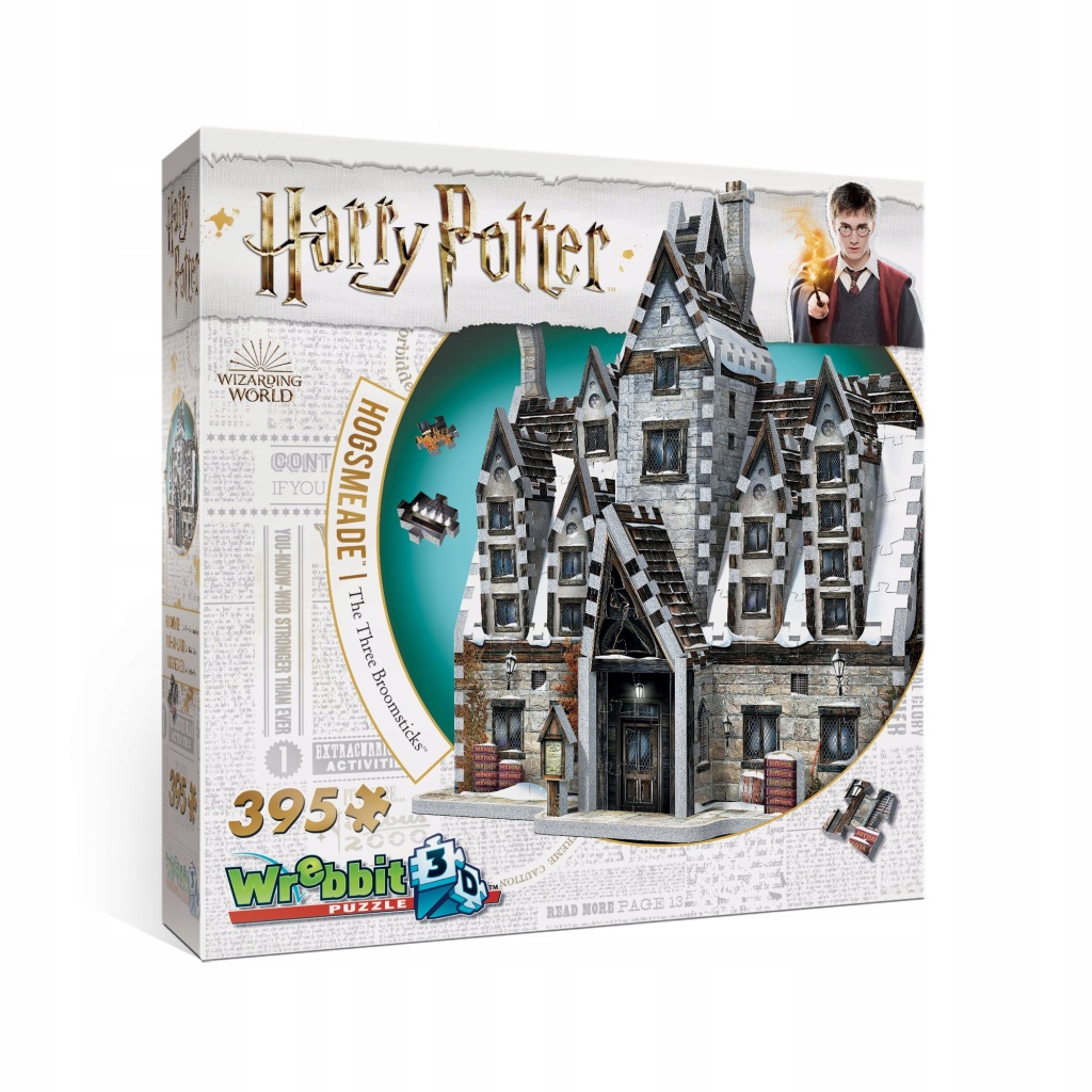 Wrebbit 3D Puzzle Harry Potter Hogsmade 395 dílků