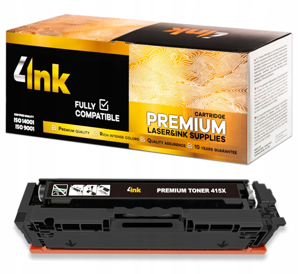 Toner 4INK Hp 415X W2030X Černý XL