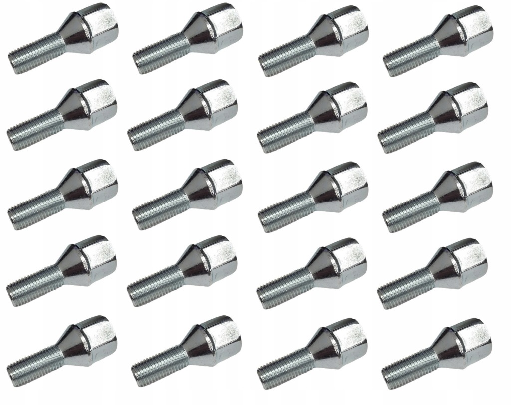 Šrouby na kola kol 12x1,5 26 mm kužel Kl 19 Renault Nissan 20 ks