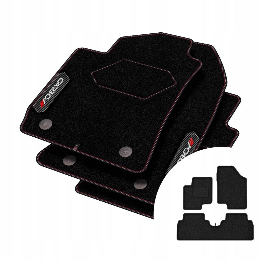 Velurové koberce Carbon pro Hyundai ix20 2010-2020