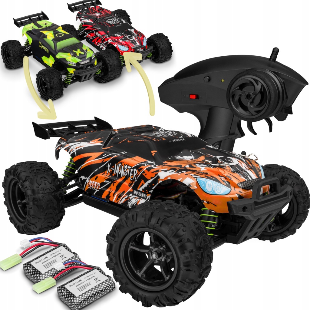 Rc Auto Na Pilota Terénní 4x4 Velké 30km/h Pouzdra
