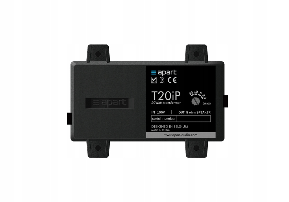 Apart/Biamp T20IP Vodotěsný transformátor