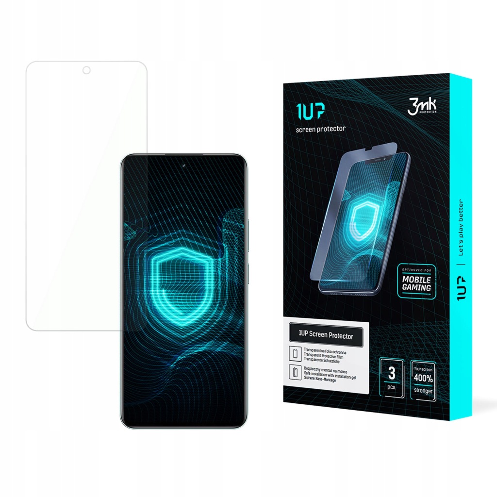 [3ks] Protinárazová fólie 3mk 1UP pro Realme 12+ 5G