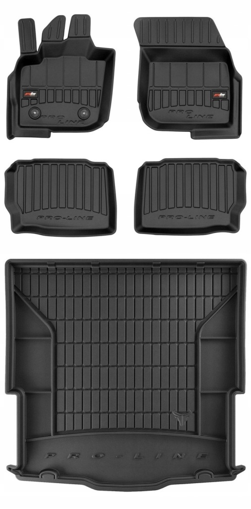 Set 3D gumové rohože pro Ford Mondeo Mk5 Kombi od roku 2015