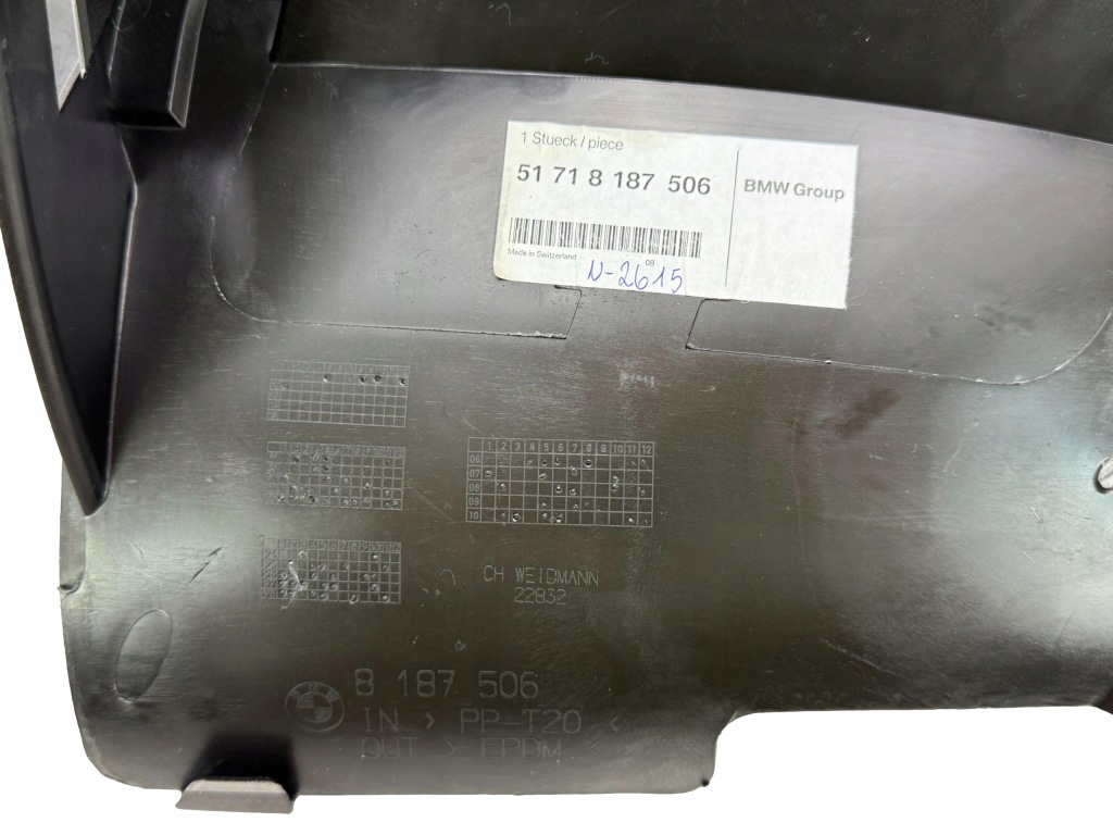Bmw 5 E39 Oryginalne Nadkole Osłona Komory Silnika OE 8224986 — zdjęcie 4