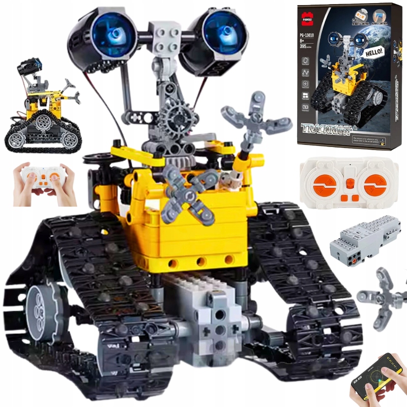 Stavebnice Dálkově ovládaný vzdělávací robot 395 ks.