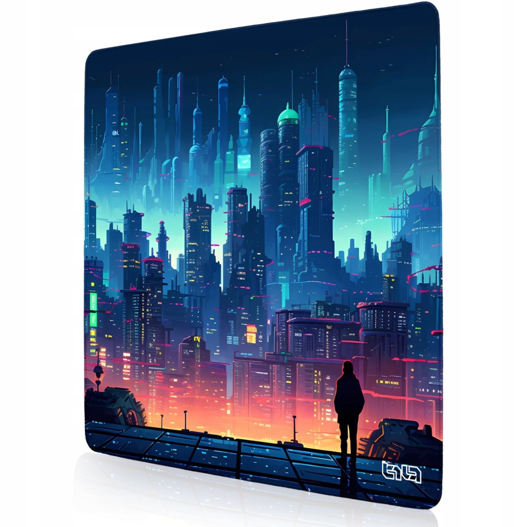 Podložka Pod Klávesnici Retro Cyberpunk 50x50 Tilt Pro hráče Velká XL