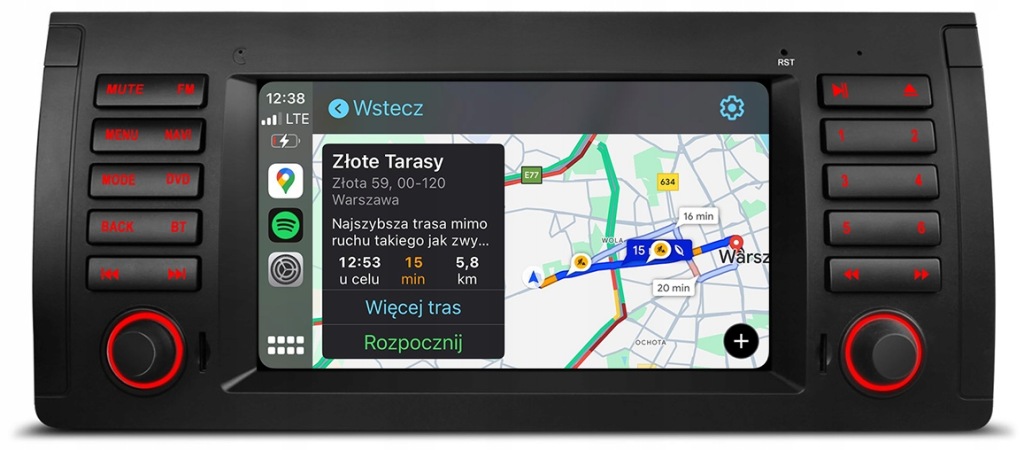 Bmw X5 E53 Rádio Navigace Android Carplay Mapy Aplikace