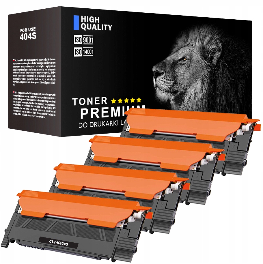 4x toner do tiskárny Samsung Xpress C430W C480W C480FW480FW CLT-K404S