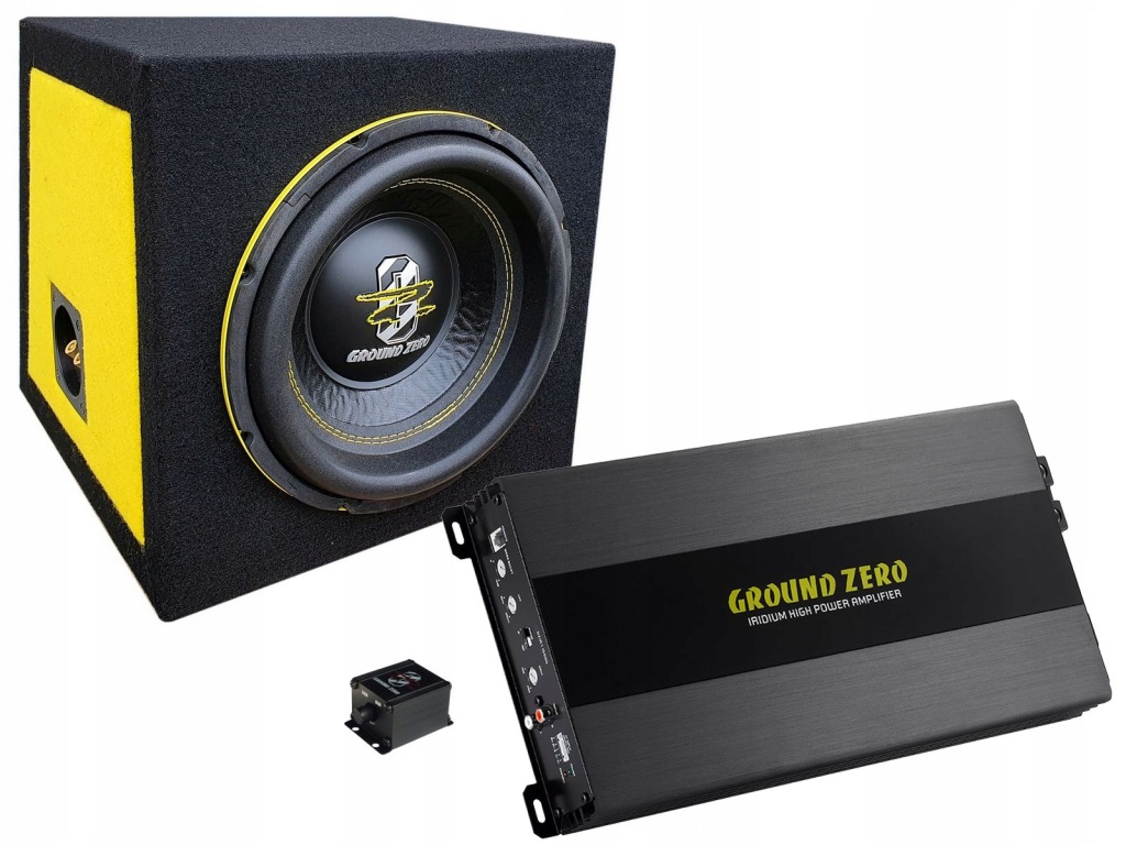 Ground Zero Gzrw 10XSPL D2 Bass Kit subwoofer 25 cm