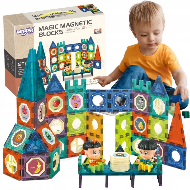 Magnetické Stavebnice Woopie Hrad 9 8 dílů