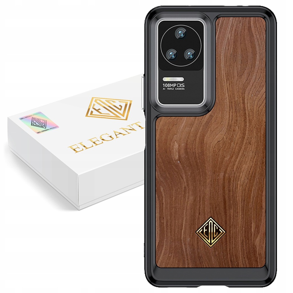 Pouzdro Pro Xiaomi Poco F4 Kryt Luxusní Přírodní Dřevo Originální