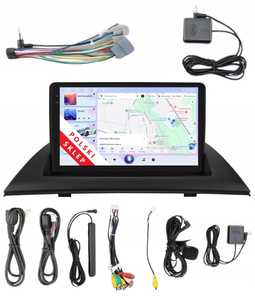 Rádio 2DIN Navigace Android Bmw X3 E83 4/64 Gb Dsp Carplay Lte