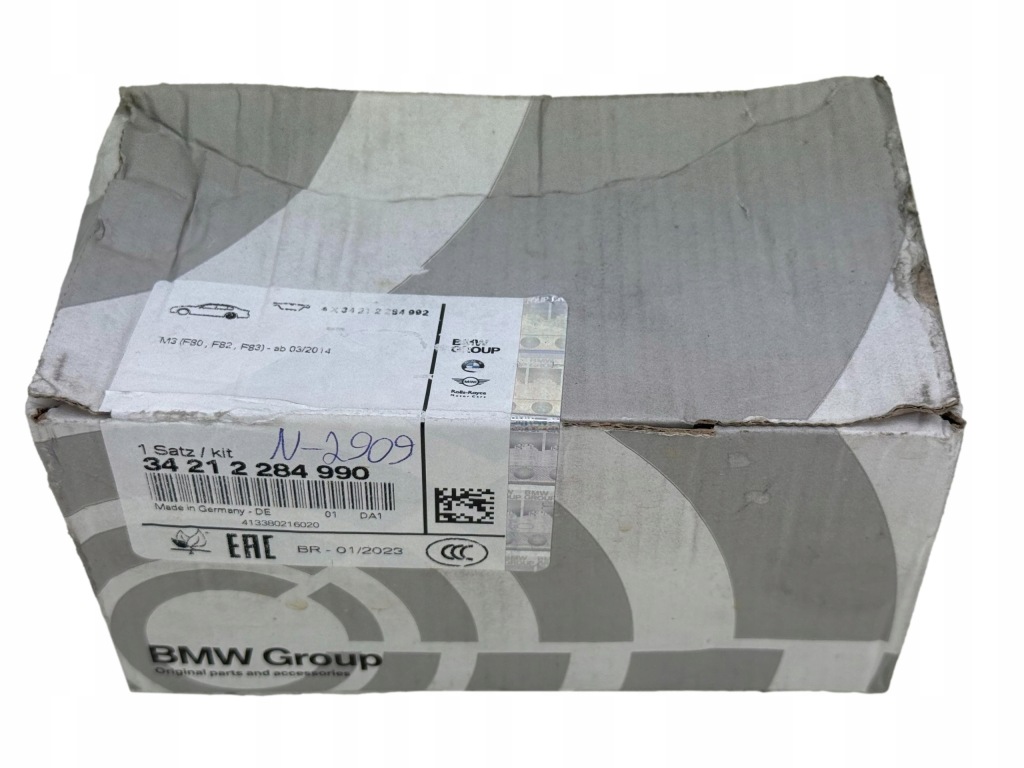 BMW M2 F87 M3 F80 M4 G82 F83 Klocki Hamulcowe Tylnie Tył Nowe OE 2284990 — zdjęcie 6