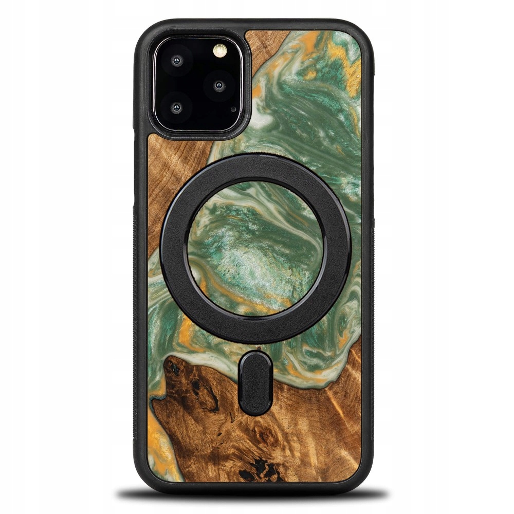 Pouzdro Bewood Unique pro iPhone 11 Pro 4 Živly Voda s MagSafe