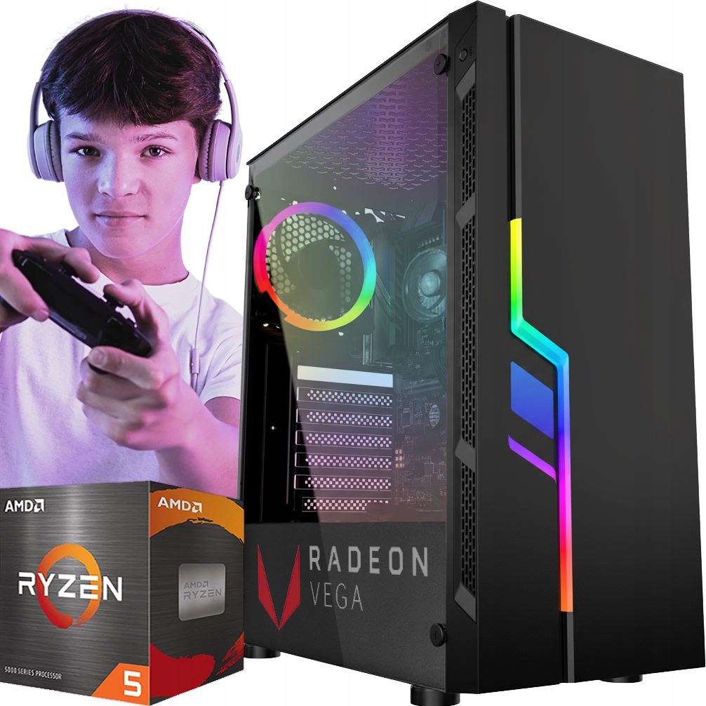 Počítač Amd Ryzen 5 Radeon Vega 11 16GB Ram 512GB Ssd Windows 11