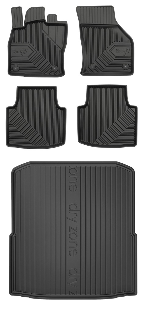 Set 77 Koberce a rohože Škoda Superb 3 Lb 2015-2023