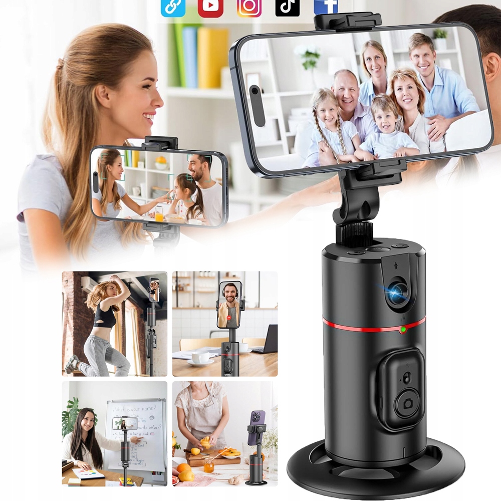 Automatické Sledování Obličeje, Stativ, Držák Na Telefon, Stativ Pro Selfie