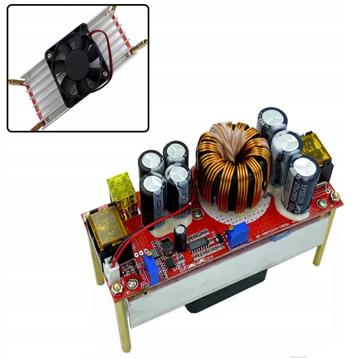 Měnič Napětí Napětí DC-DC 40A 1800W Step Up