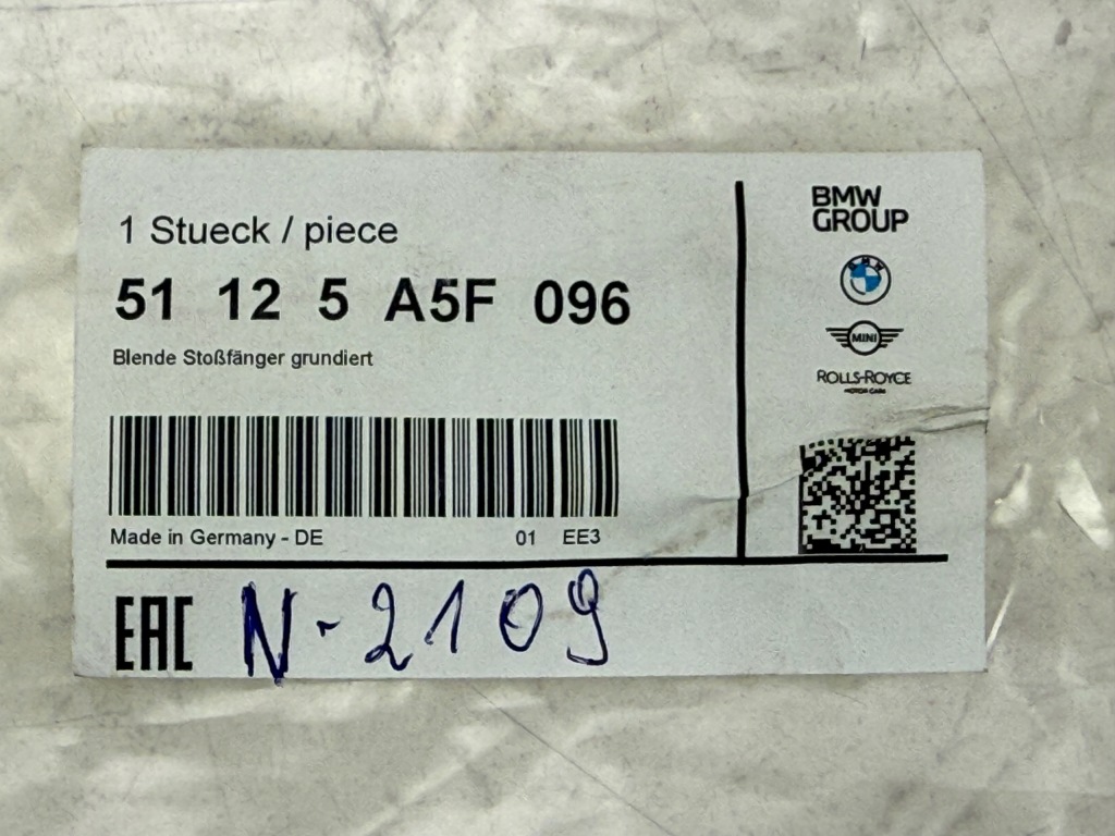 MINI R56 R57 JCW Dyfuzor Tylny Tył Dokładka Zderzaka Nowy 51125A5F096 — zdjęcie 6
