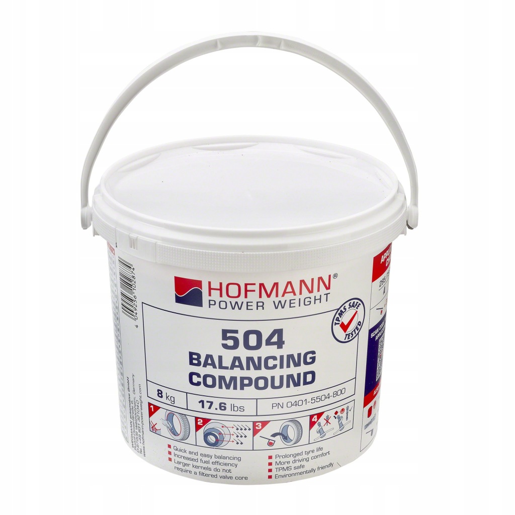Prášek na vyvažování kol Granule pro pneumatiky 504 Hofmann 8 kg