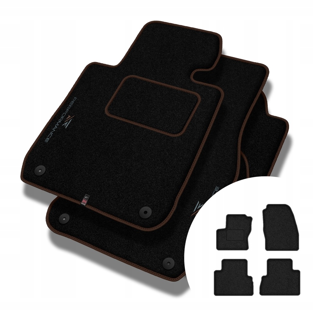 Velurové koberce Performance pro Ford C-Max II 2012-2015