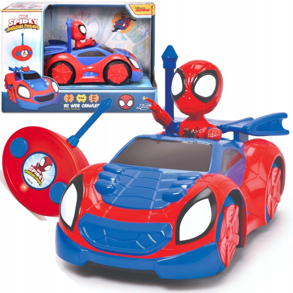 Spiderman Dálkově Ovládané Vozidlo Spidey Web Crawler Rc Dálkové Ovládání Disney