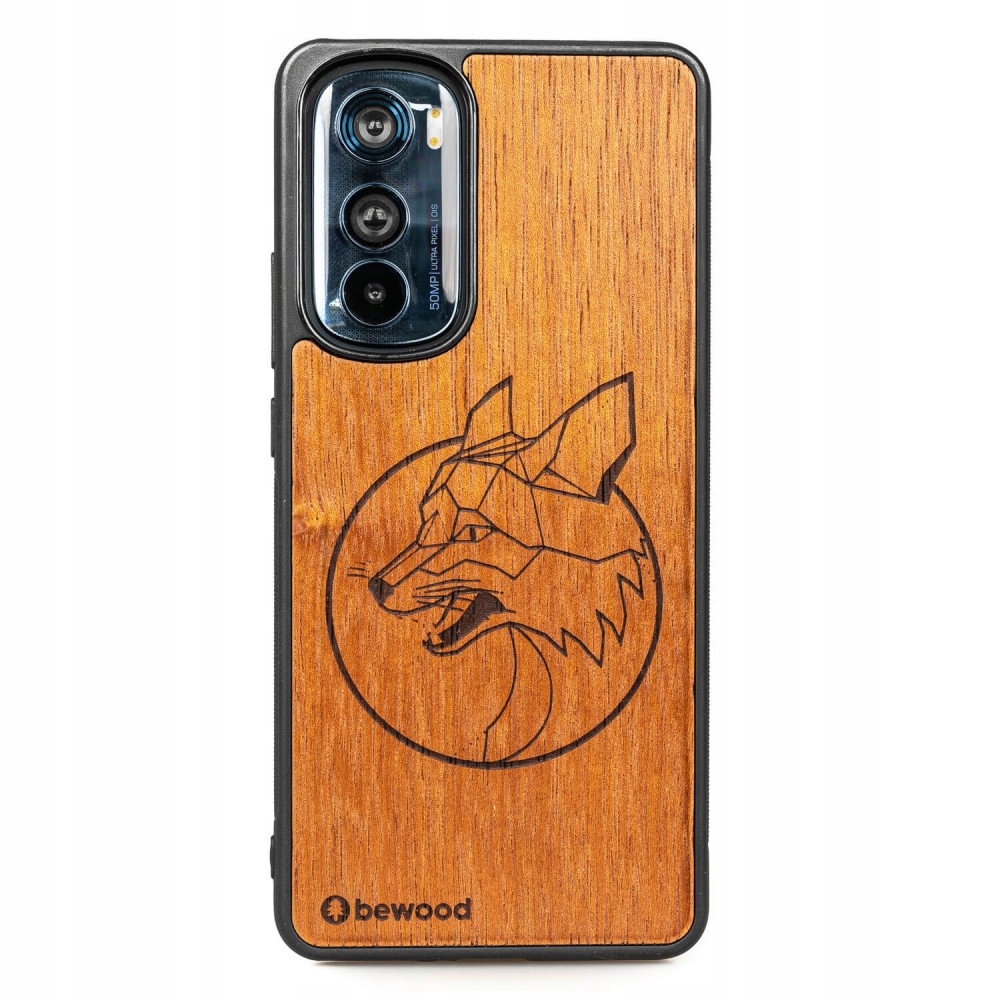 Dřevěné Pouzdro Bewood pro Motorola Edge 30 Lis Merbau