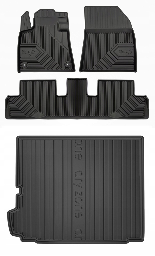 Set 77 Koberce a rohože Citroën C4 Grand Picasso 2 2013-2019 7os