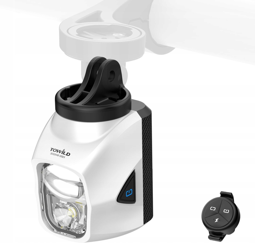 Přední světlo Towild DL1700 lumenů dálkové ovládání, dvoudiodové, funkce powerbanky