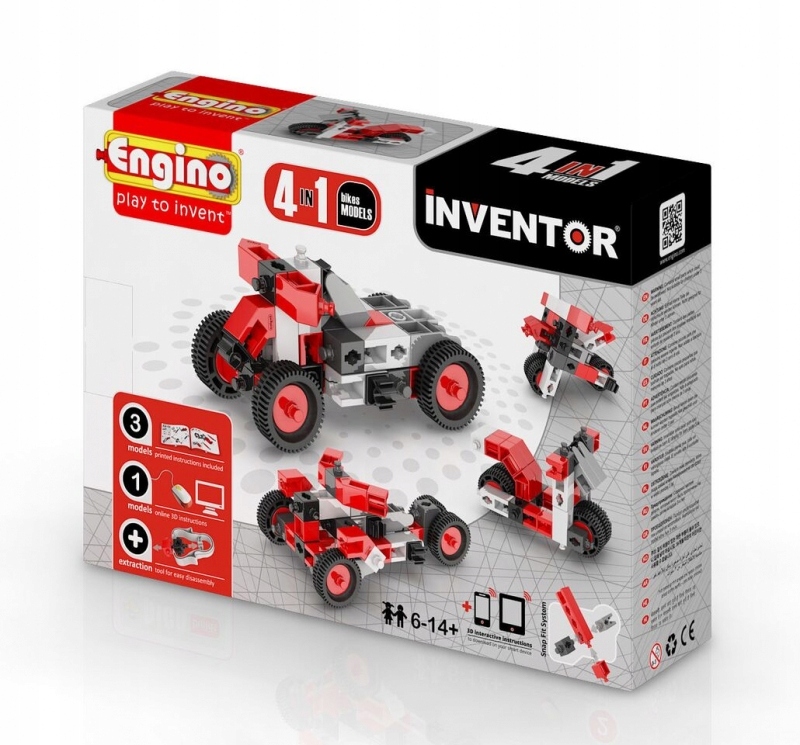 Stavebnice Konstrukční Inventor 4 Modely Motory