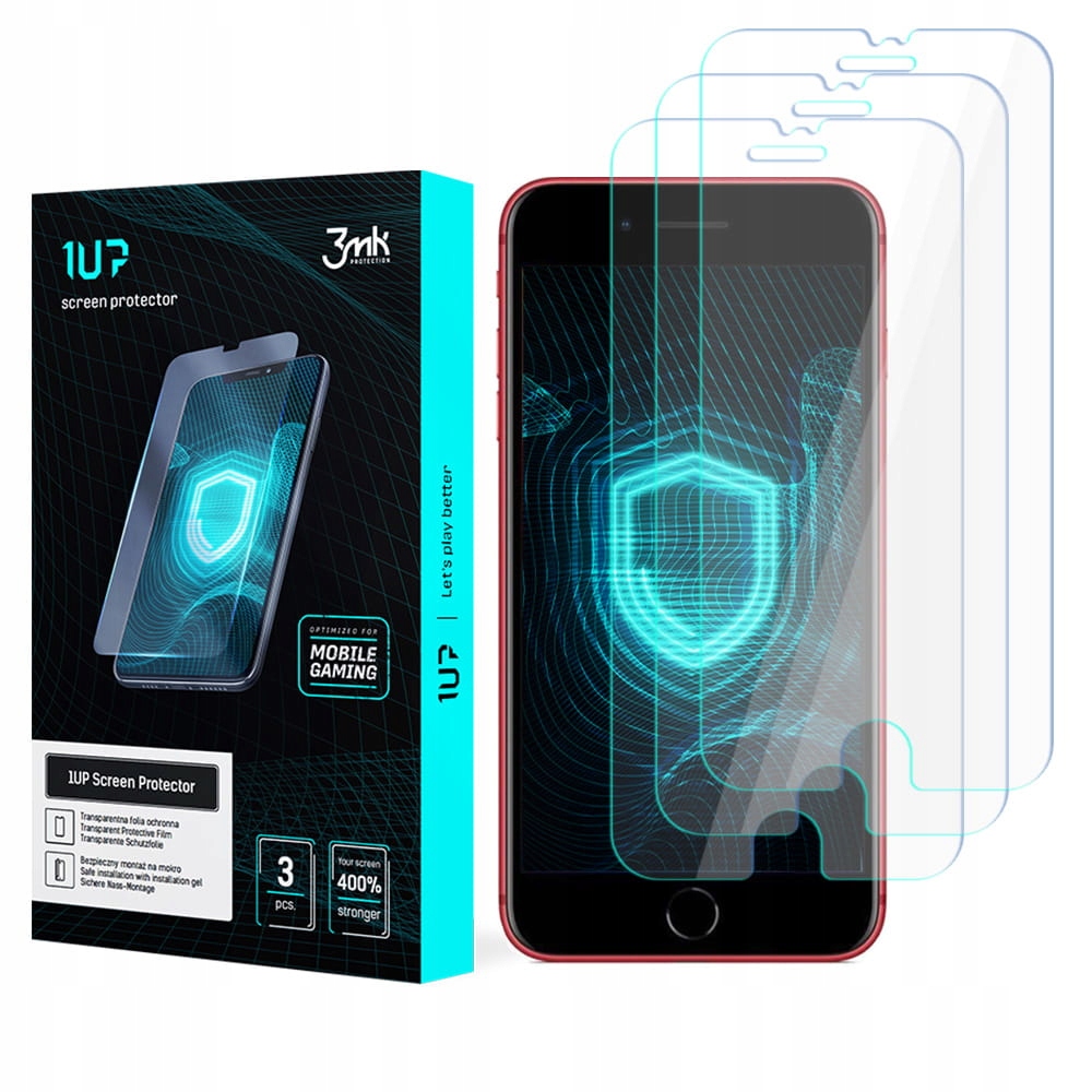 3x Fólie Pro Hráče 3mk 1UP na displej iPhone 8 Plus