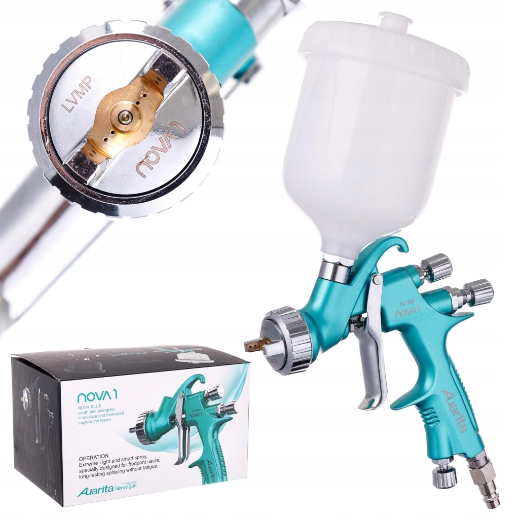 Lakovací pistole Auarita Nova 1 Lvmp tryska 1.8 mm Nádrž 600 ml Pro