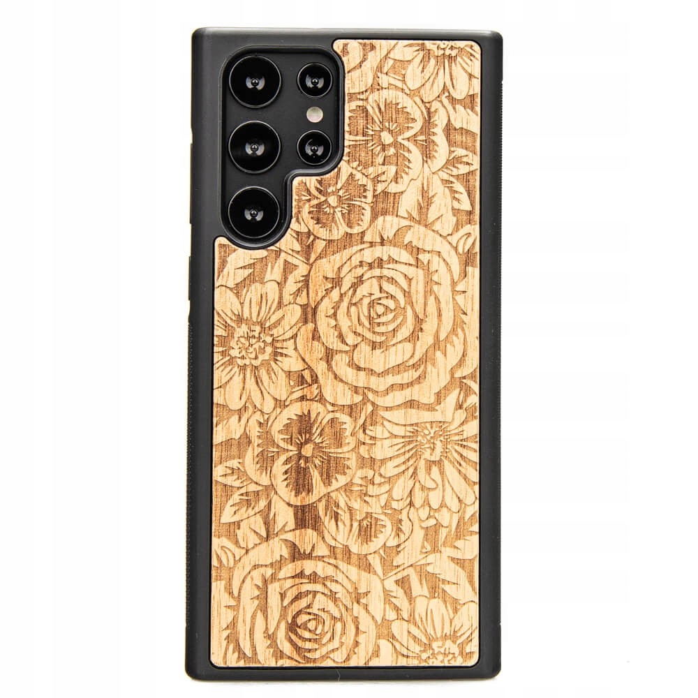 Pouzdro Bewood pro Samsung Galaxy S22 Ultra Růže Aniegre