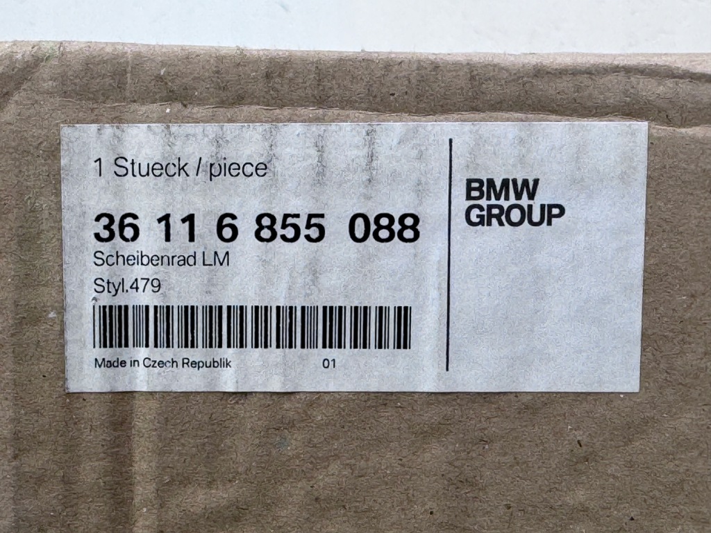 Bmw 2 F45 F46 felga 7.5jx17 ET54 6855088 Nowa Oryg — zdjęcie 7