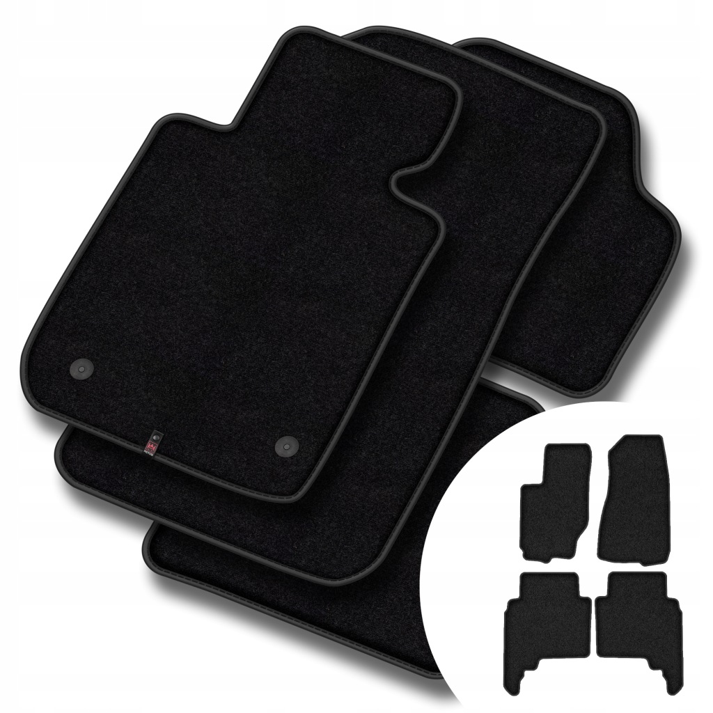 Velurové koberce Premium pro Jeep Grand Cherokee III (wk) 2004-2010