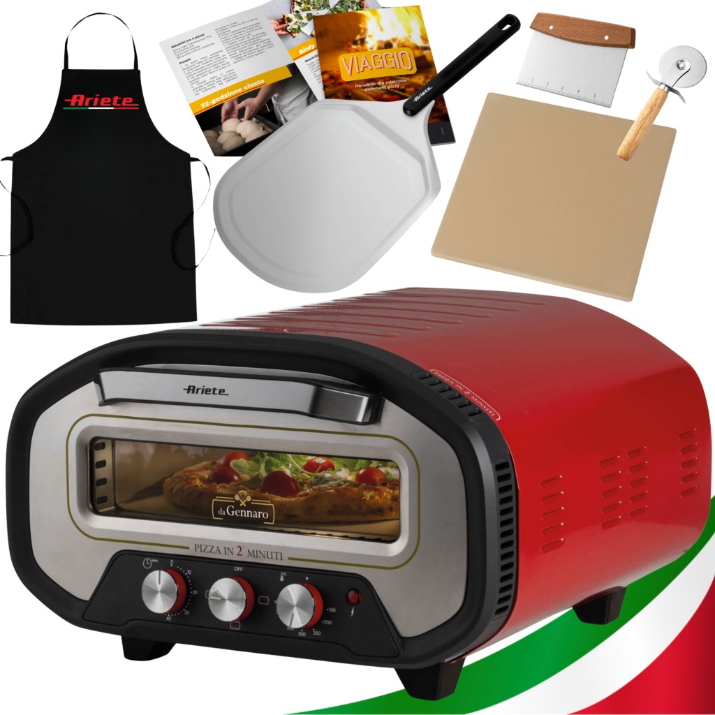 Elektrická Kamna na pizzu Ariete 3901 430°C kamenná Bonus
