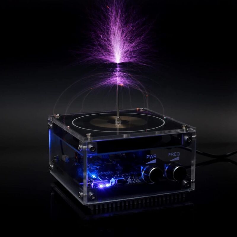 Bluetooth Tesla Coil Music Plazmový reproduktor Touchable Vědecké experimenty