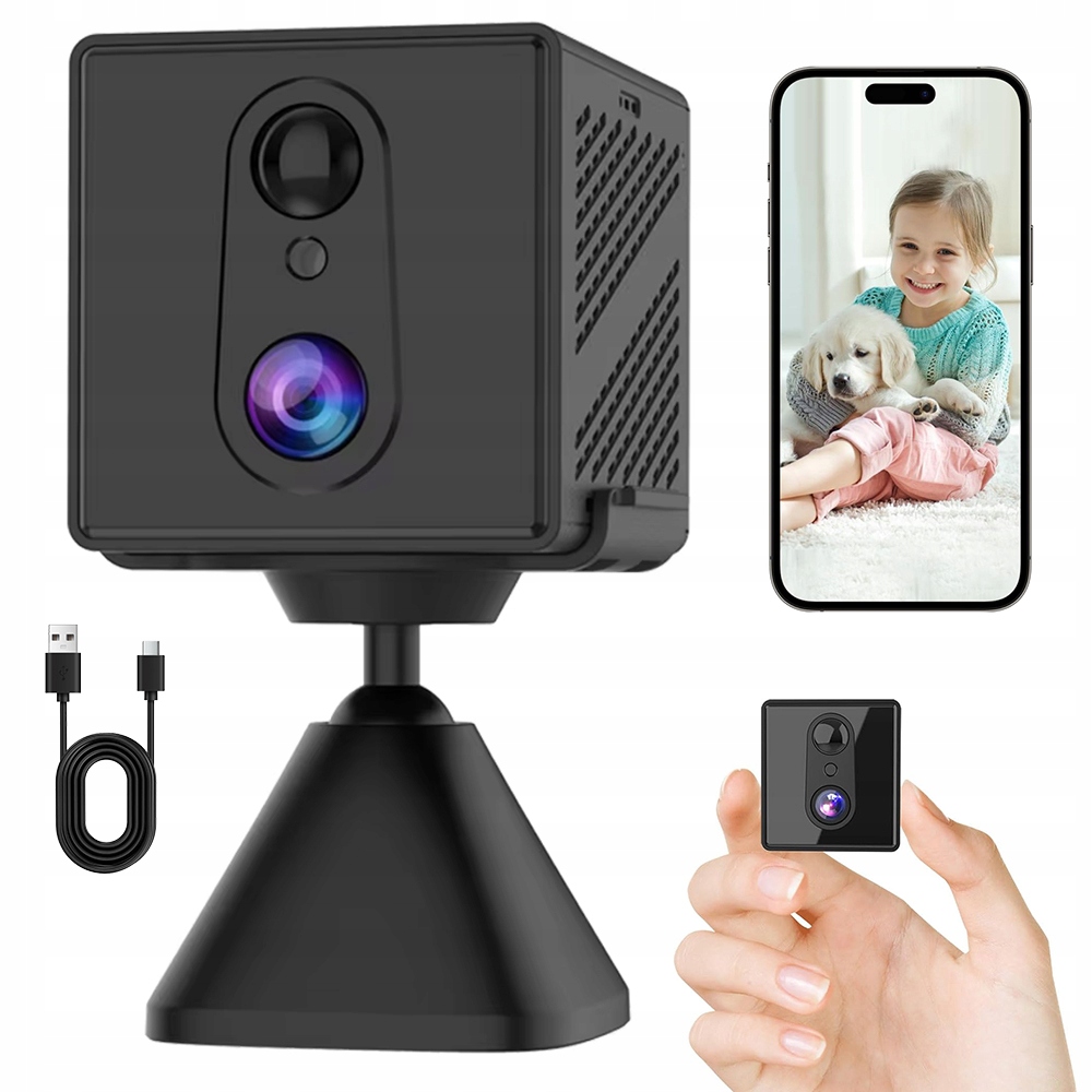 Mini Wifi Kamera S Detekcí Pohybu A Funkcí Nočního Vidění