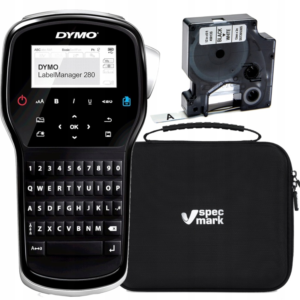 Tiskárna Dymo LabelManager LM280 sada napájecího zdroje pro kufr Pro páska 45013