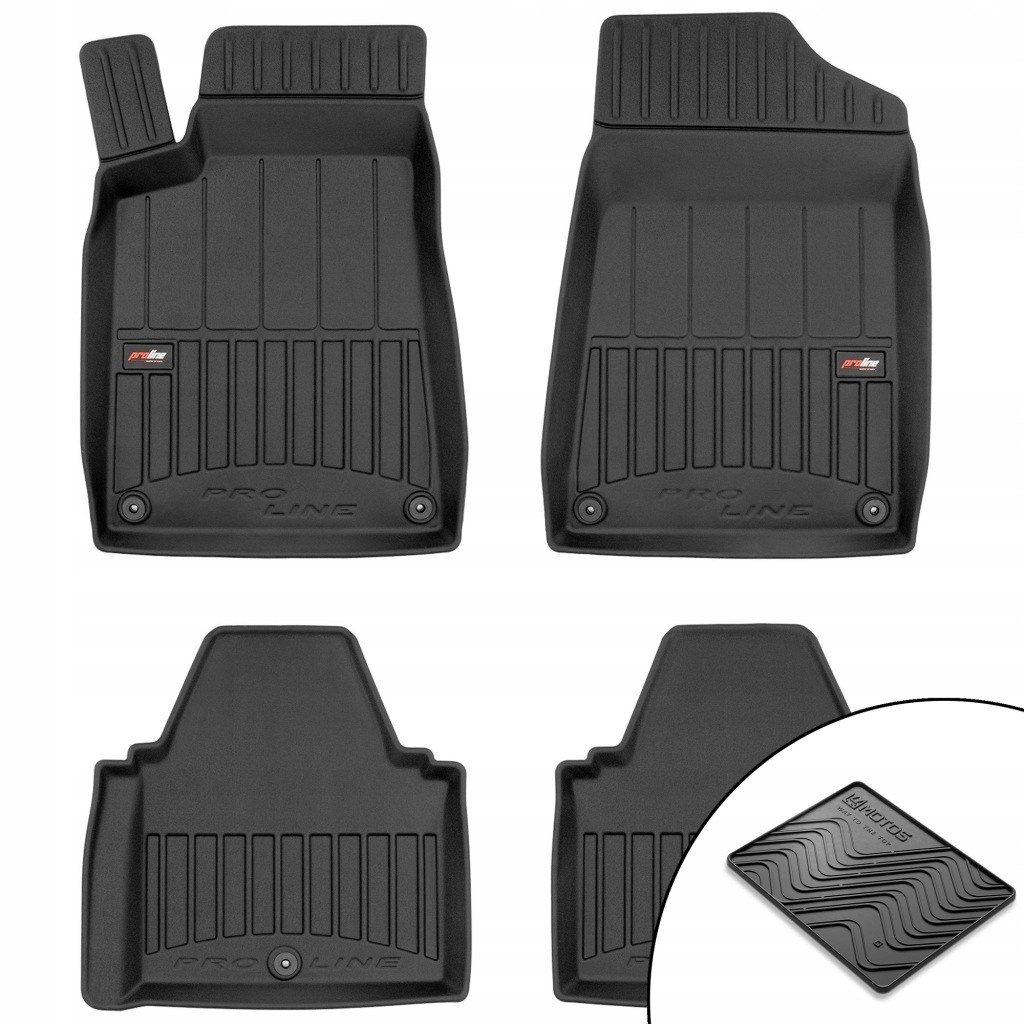 3D gumové koberce Peugeot 607 1999-2010 podložka bonus