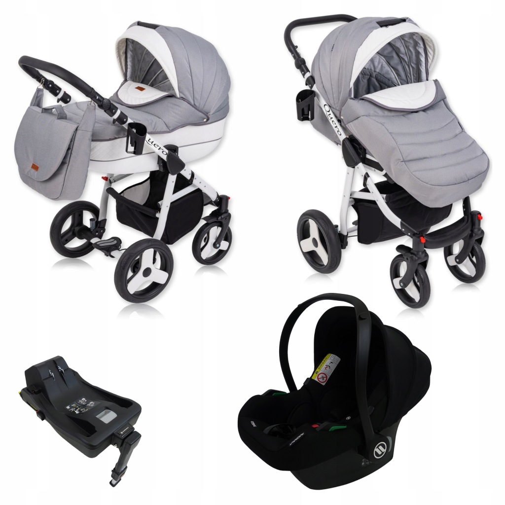 Quero Alu Eco Dětský Kočárek 4V1 Isofix Karex